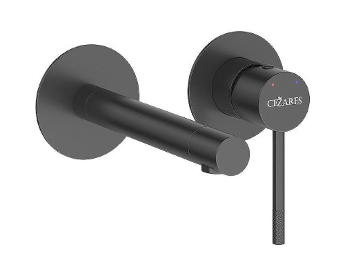 Смеситель для раковины Cezares Relax RELAX-BLI2-2-NOP-W0 Черный матовый