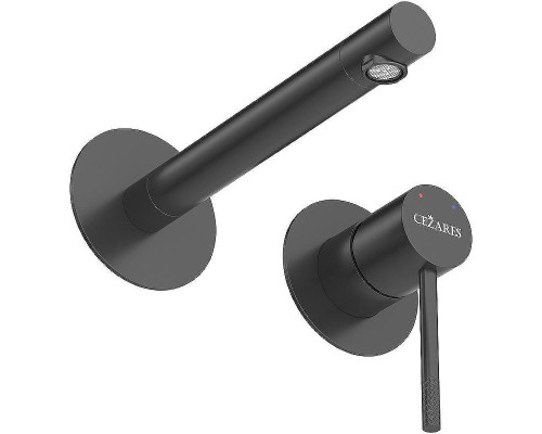 Смеситель для раковины Cezares Relax RELAX-BLI2-2-NOP-W0 Черный матовый