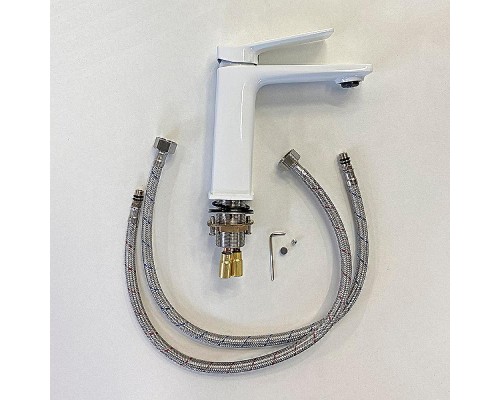 Смеситель для раковины Comforty FC071A-CKBT 00-00006495 Белый