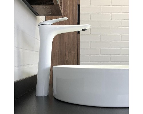 Смеситель для раковины Comforty FC074B-CKBT Белый