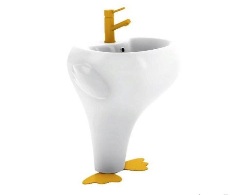 Смеситель для раковины Creavit Ducky FC1198Y Желтый