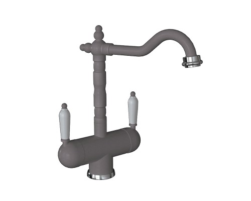 Смеситель для кухни Florentina Ария 333.21H.2113.305 цвет Грей