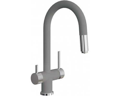 Смеситель для кухни Florentina Маэстро 337.03Н.2123.307 цвет Серый шелк