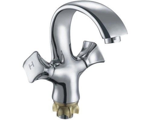 Смеситель для раковины Fmark FM1038 цвет Хром