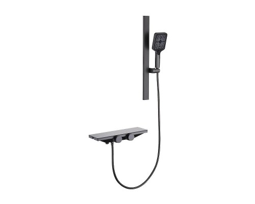 Смеситель для ванны Fmark FS24Q-03 цвет Графит