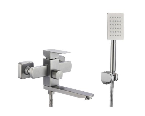 Смеситель для ванны Fmark FS8104 цвет Сатин