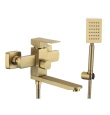 Смеситель для ванны Fmark FS8104C цвет Золото матовое