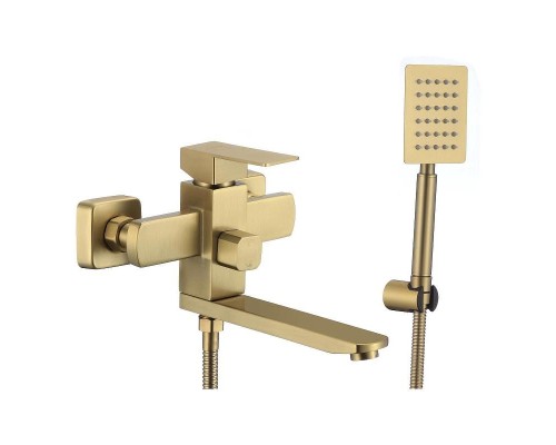 Смеситель для ванны Fmark FS8104C цвет Золото матовое