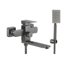 Смеситель для ванны Fmark FS8104Q цвет Графит