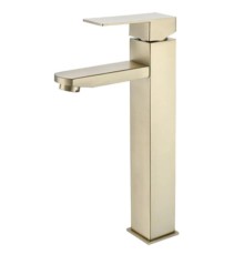 Смеситель для раковины Fmark FS8111C цвет Золото матовое