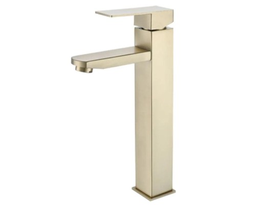 Смеситель для раковины Fmark FS8111C цвет Золото матовое