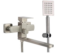 Смеситель для ванны Fmark FS8124 универсальный цвет Сатин