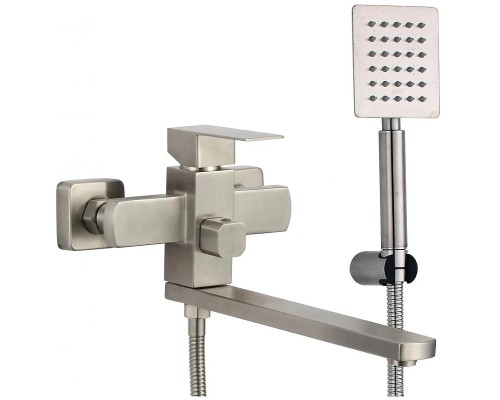 Смеситель для ванны Fmark FS8124 универсальный цвет Сатин