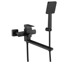 Смеситель для ванны Fmark FS8124H универсальный цвет Черный