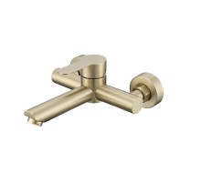 Смеситель для ванны Fmark FS8202C цвет Золото матовое