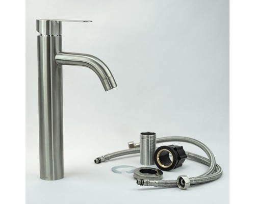 Смеситель для раковины Fmark FS8211 цвет Сатин