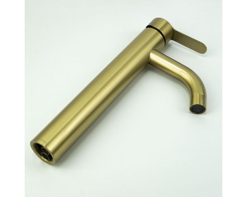 Смеситель для раковины Fmark FS8211C цвет Золото матовое