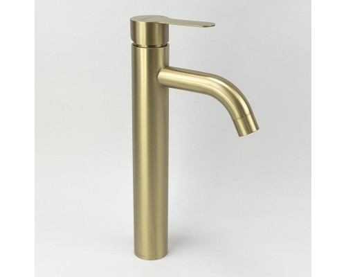 Смеситель для раковины Fmark FS8211C цвет Золото матовое