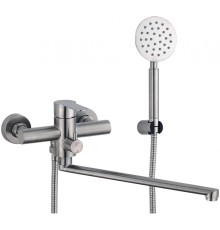 Смеситель для ванны Fmark FS8224 универсальный цвет Сатин