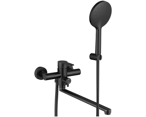 Смеситель для ванны Fmark FS8224H универсальный цвет Черный