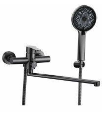 Смеситель для ванны Fmark FS8225Q универсальный цвет Графит