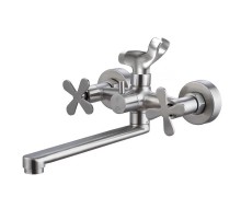 Смеситель для ванны Fmark FS8508 универсальный цвет Сатин