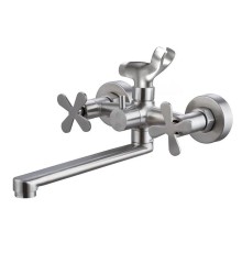 Смеситель для ванны Fmark FS8508 универсальный цвет Сатин