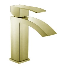 Смеситель для раковины Fmark FS8601C цвет Золото матовое