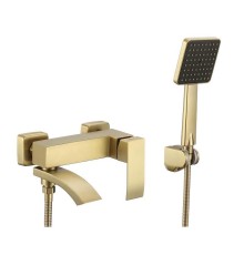 Смеситель для ванны Fmark FS8624-1C цвет Золото матовое