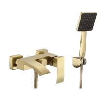 Смеситель для ванны Fmark FS8624C цвет Золото матовое