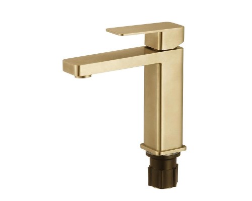 Смеситель для раковины Fmark FS8701C цвет Золото матовое