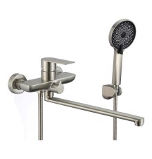 Смеситель для ванны Fmark FS8824 универсальный цвет Сатин