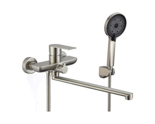 Смеситель для ванны Fmark FS8824 универсальный цвет Сатин