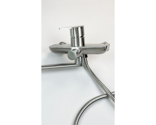 Смеситель для ванны Fmark FS8824 универсальный цвет Сатин