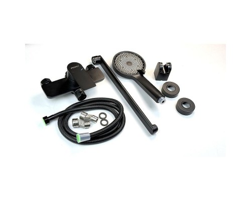 Смеситель для ванны Fmark FS8824H универсальный цвет Черный