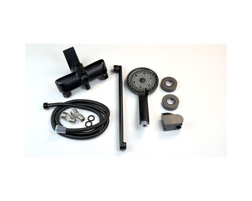 Смеситель для ванны Fmark FS8824H универсальный цвет Черный