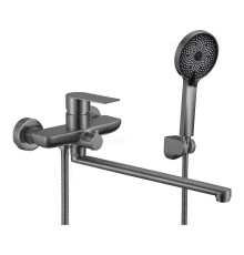 Смеситель для ванны Fmark FS8824Q универсальный цвет Графит