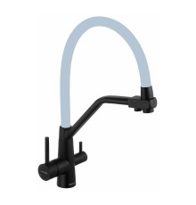 Смеситель для кухни Fmark FS0662-H04 цвет Черный Серый