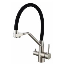 Смеситель для кухни Fmark FS0662-L01 цвет Сатин Черный