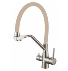Смеситель для кухни Fmark FS0662-L12 цвет Сатин Бежевый