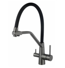 Смеситель для кухни Fmark FS0662-Q01 цвет Графит Черный