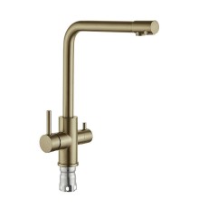 Смеситель для кухни Fmark FS0862C цвет Золото матовое