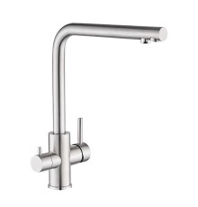 Смеситель для кухни Fmark FS0962L цвет Сатин