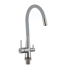 Смеситель для кухни Fmark FS1062-A04 цвет Хром Серый