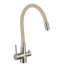 Смеситель для кухни Fmark FS1062-L12 цвет Сатин Бежевый