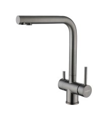 Смеситель для кухни Fmark FS1362Q цвет Графит