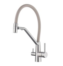 Смеситель для кухни Fmark FS1462-L12 цвет Сатин Бежевый