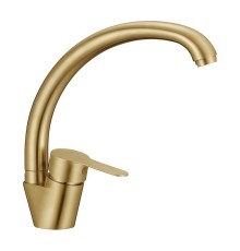 Смеситель для кухни Fmark FS8234C цвет Золото матовое