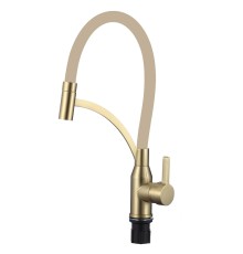 Смеситель для кухни Fmark FS8244C-12 цвет Бронза Бежевый