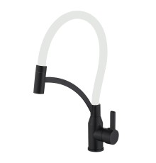 Смеситель для кухни Fmark FS8244H-02 цвет Черный Белый